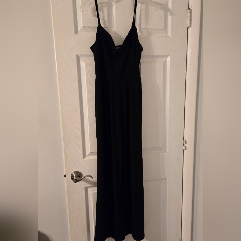 Elegant Black Maxi Jumpsuit